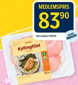Coop Prix Coop Kyllingfilet tilbud