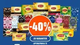 Coop Obs LIPTON/PUKKA TE tilbud