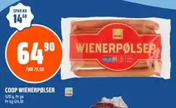 Coop Obs COOP WIENERPØLSER tilbud