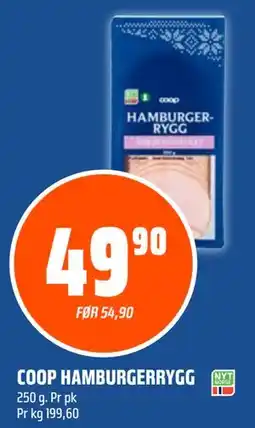 Coop Obs COOP HAMBURGERRYGG tilbud