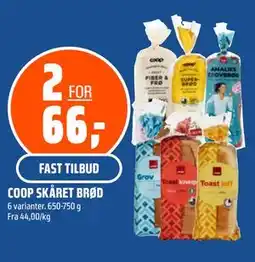Coop Obs COOP SKÅRET BRØD tilbud