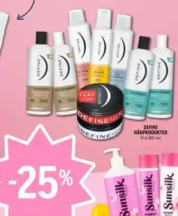 Coop Prix DEFINE HÅRPRODUKTER tilbud