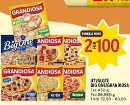 Coop Prix UTVALGTE BIG ONE/GRANDIOSA tilbud
