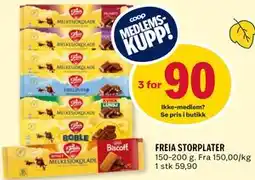 Coop Prix FREIA STORPLATER, Medlemspris tilbud