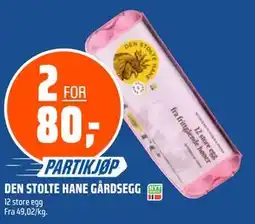 Coop Obs DEN STOLTE HANE GÅRDSEGG tilbud