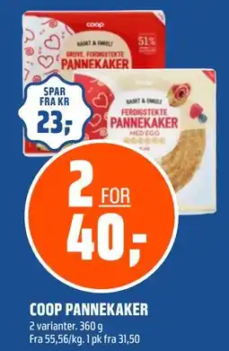 Coop Obs COOP PANNEKAKER tilbud