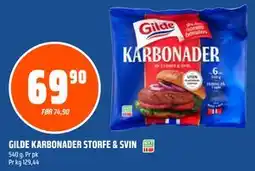 Coop Obs GILDE KARBONADER STORFE & SVIN tilbud