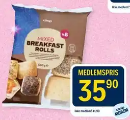 Coop Prix Coop Mixed Breakfast Rolls tilbud