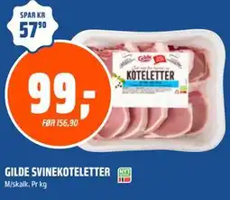 Coop Obs GILDE SVINEKOTELETTER tilbud