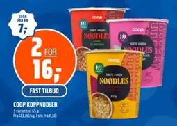 Coop Obs COOP KOPPNUDLER tilbud