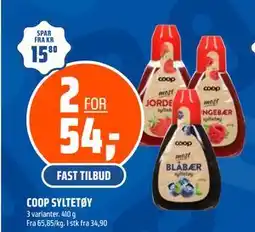 Coop Obs COOP SYLTETØY tilbud