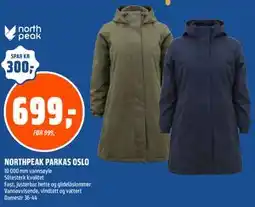 Coop Obs NORTHPEAK PARKAS OSLO tilbud