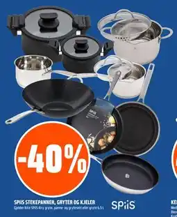 Coop Obs SPiiS STEKEPANNER, GRYTER OG KJELER tilbud
