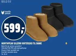 Coop Obs NORTHPEAK ULLERN VINTERSKO TIL DAME tilbud