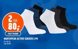 Coop Obs NORTHPEAK ACTIVE SOKKER 3 PK tilbud