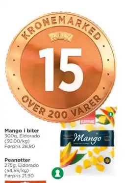 Meny Eldorado Mango i biter tilbud