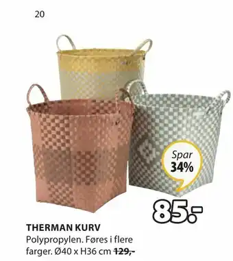 JYSK Therman kurv tilbud