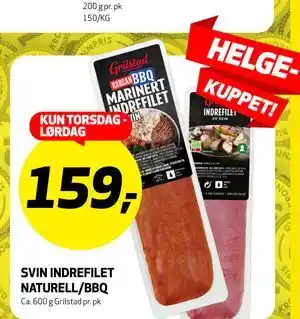 SVIN INDREFILET NATURELL/BBQ