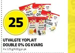 UTVALGTE YOPLAIT DOUBLE 0% OG KVARG