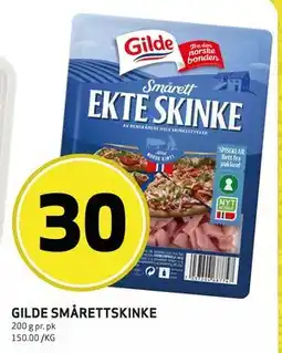 Bunnpris GILDE SMÅRETTSKINKE tilbud