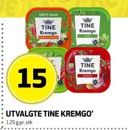 Bunnpris UTVALGTE TINE KREMGO' tilbud