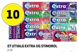 Bunnpris ET UTVALG EXTRA OG STIMOROL tilbud