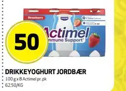 Bunnpris DRIKKEYOGHURT JORDBÆR tilbud