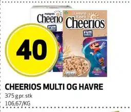 Bunnpris CHEERIOS MULTI OG HAVRE tilbud