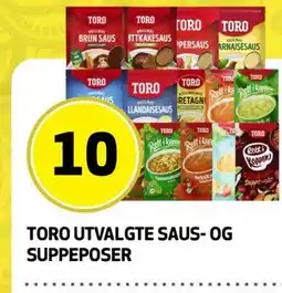 Bunnpris TORO UTVALGTE SAUS- OG SUPPEPOSER tilbud