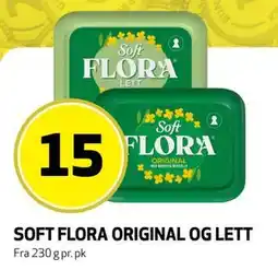 Bunnpris SOFT FLORA ORIGINAL OG LETT tilbud