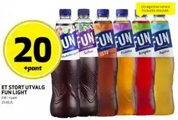 Bunnpris ET STORT UTVALG FUN LIGHT tilbud