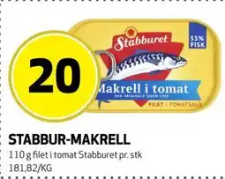 Bunnpris STABBUR-MAKRELL tilbud