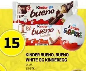 KINDER BUENO, BUENO WHITE OG KINDEREGG