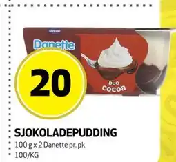 Bunnpris SJOKOLADEPUDDING tilbud