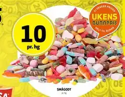 Bunnpris SMÅGODT tilbud