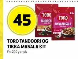 Bunnpris TORO TANDOORI OG TIKKA MASALA KIT tilbud