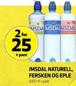 Bunnpris IMSDAL NATURELL, FERSKEN OG EPLE tilbud