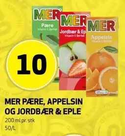 Bunnpris MER PÆRE, APPELSIN OG JORDBÆR & EPLE tilbud