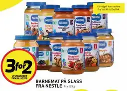 Bunnpris BARNEMAT PÅ GLASS FRA NESTLE tilbud