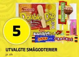 Bunnpris UTVALGTE SMÅGODTERIER tilbud
