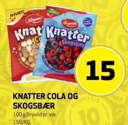 Bunnpris KNATTER COLA OG SKOGSBÆR tilbud