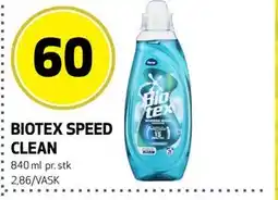 Bunnpris BIOTEX SPEED CLEAN tilbud