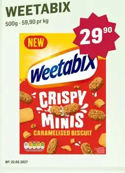 Holdbart WEETABIX tilbud