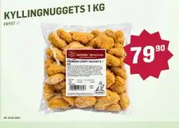 Holdbart KYLLINGNUGGETS 1 KG tilbud