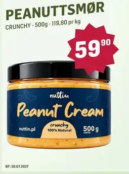 Holdbart PEANUTTSMØR tilbud