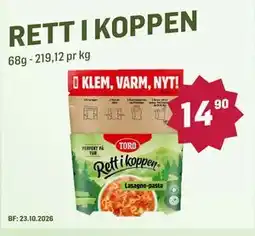 Holdbart RETT I KOPPEN tilbud