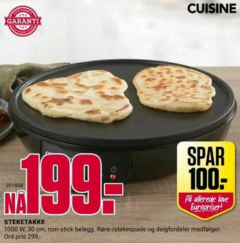 Europris Steketakke tilbud