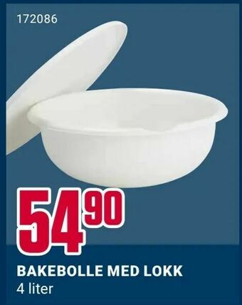 Europris Bakebolle med lokk tilbud