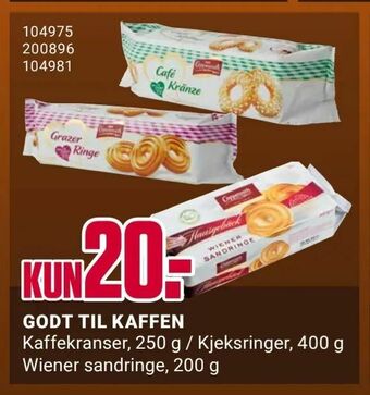 Europris Godt til kaffen tilbud