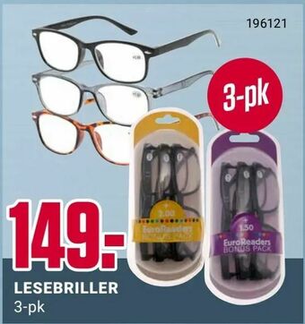 Europris Lesebriller tilbud